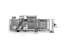 2024 Cherokee Grey Wolf 26BRB Travel Trailer at 72 West Motors and RVs STOCK# 089774 Floor plan Image