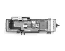 2025 Cherokee Grey Wolf 27LH Travel Trailer at 72 West Motors and RVs STOCK# 164655 Floor plan Image