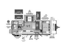 2025 Surveyor Legend 252RBLE Travel Trailer at 72 West Motors and RVs STOCK# 049418 Floor plan Image