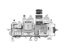 2025 Surveyor Grand Surveyor 268FKBS Travel Trailer at 72 West Motors and RVs STOCK# 049582 Floor plan Image