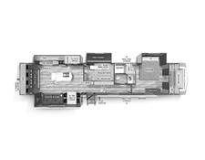 2025 Wildcat 36MB Fifth Wheel at 72 West Motors and RVs STOCK# 005169 Floor plan Image