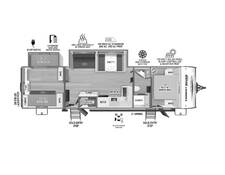 2025 Surveyor Legend X 32CAMP Travel Trailer at 72 West Motors and RVs STOCK# 050149 Floor plan Image