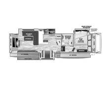 2025 Sabre 33RLP Fifth Wheel at 72 West Motors and RVs STOCK# 115187 Floor plan Image