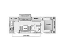 2008 Jayco Jay Flight 24RKS Travel Trailer at 72 West Motors and RVs STOCK# 8F0185U Floor plan Image